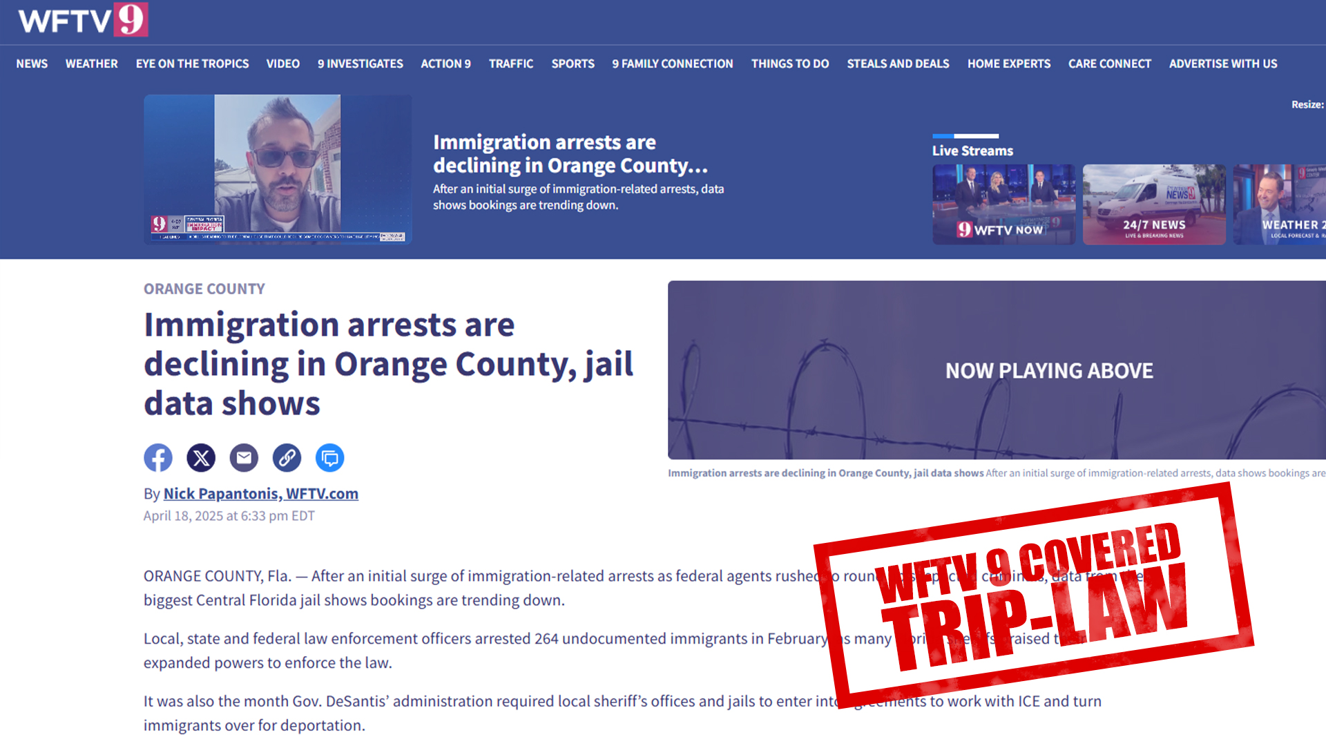 Breaking News: Attorney Tripathi discusses Deportation in Central Florida & Orlando